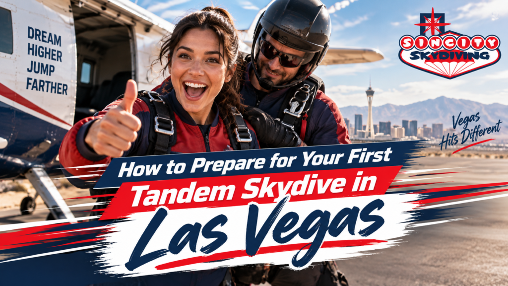 First Tandem Skydive Las Vegas